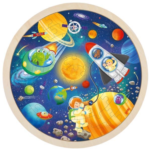 Goki Inlay Puzzle, Space