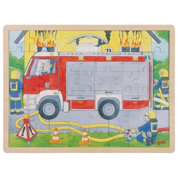 Goki Layer Puzzle, Firefighters at Work
