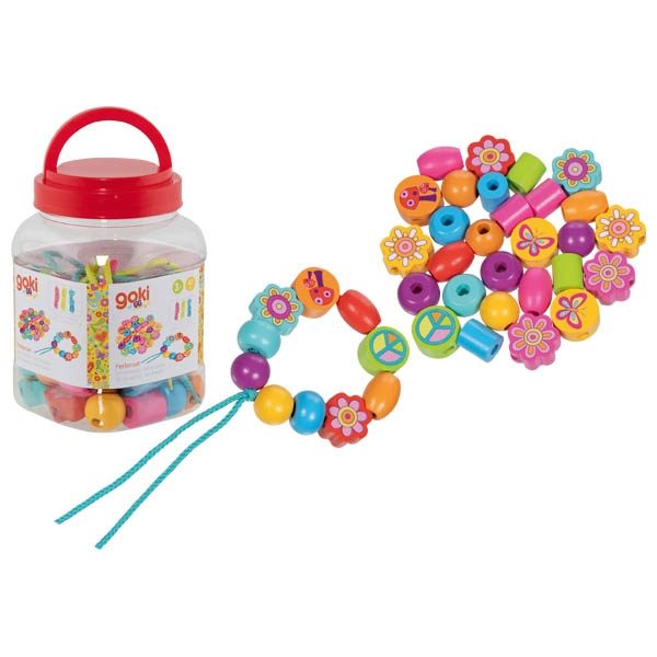Goki Bead Set, Flower Power