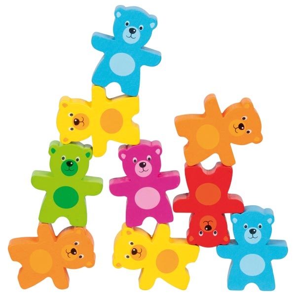 Goki Colourful Bears Stacking Game