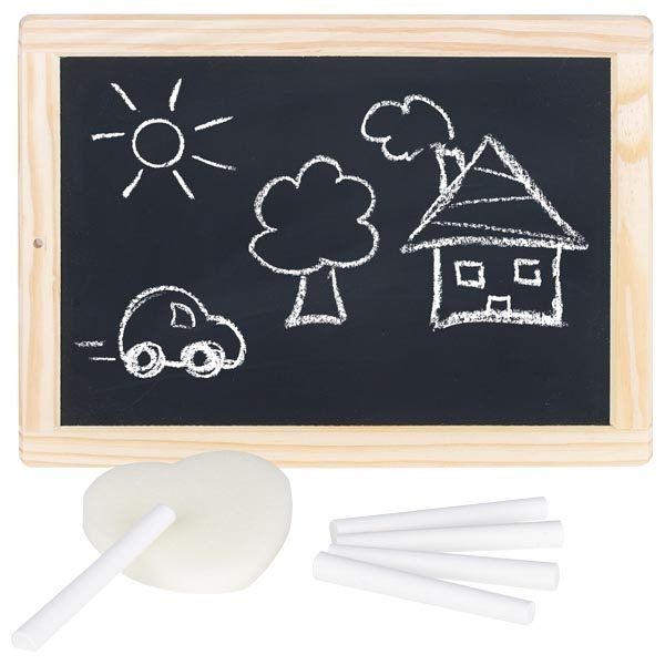Goki Slate with Wooden Frame, Plain