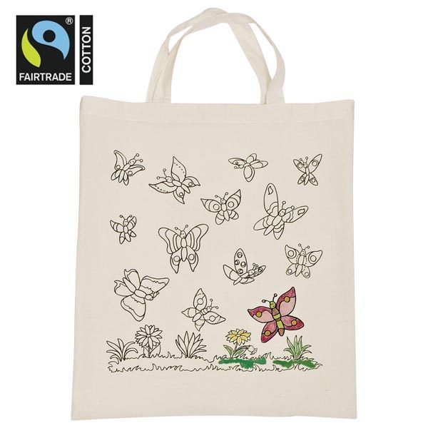 Goki Cotton Bag, Butterflies
