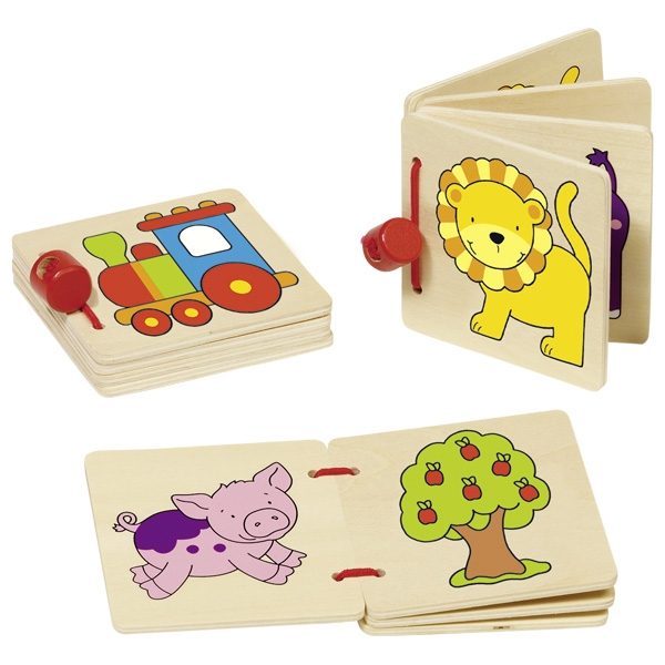 Goki Picture Book, Locomotive and Lion