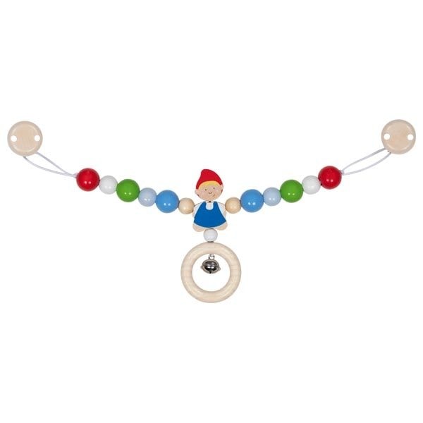 Goki Pram Chain with Clips, Boy