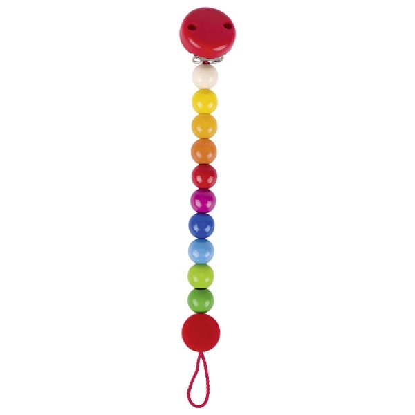 Goki Soother Chain, Rainbow