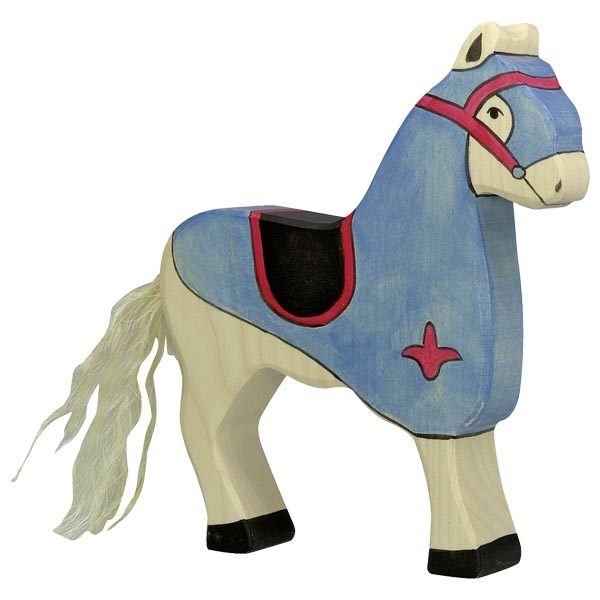 HOLZTIGER Tournament Horse, Blue