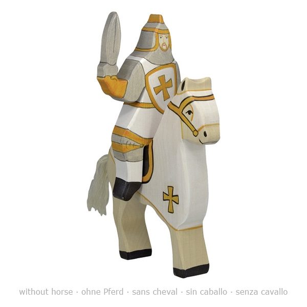 HOLZTIGER Tournament Knight, White (without horse)