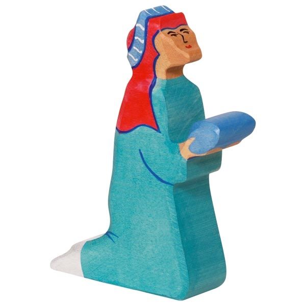 Goki Nativity Figure — Balthasar, Blue