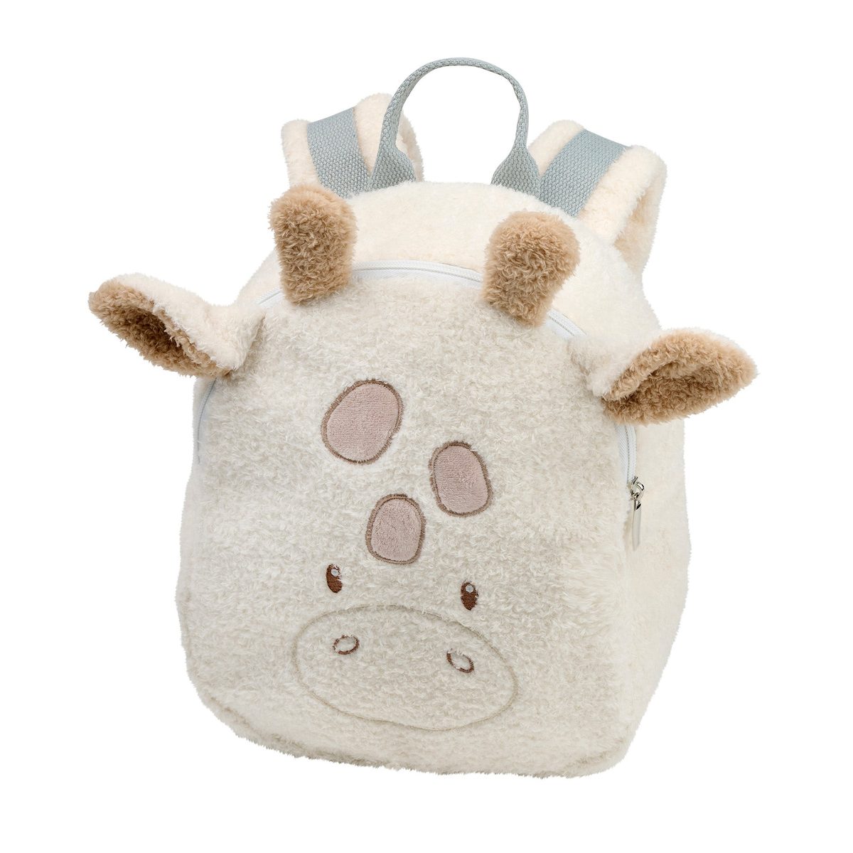 Nattou TEDDY Giraffe Backpack, 33 cm, Ecru