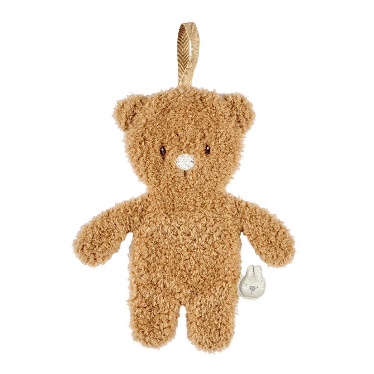 Nattou TEDDY Pacifier Cloth, Bear, 26 cm, Beige