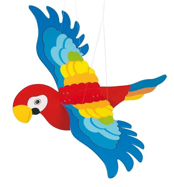 Goki Swinging Animal, Parrot