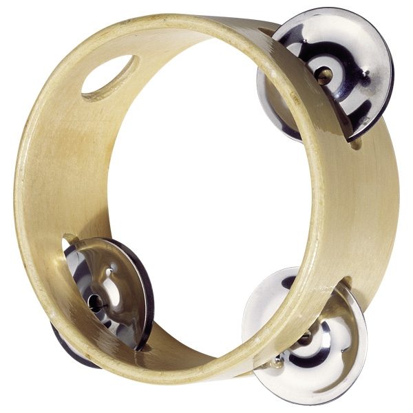 Goki Headless Tambourine with 3 Bells