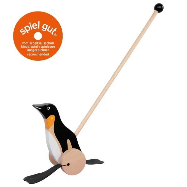Goki Push-Along Penguin