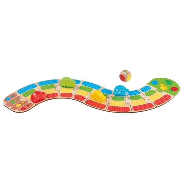 Ladybird race dice board game