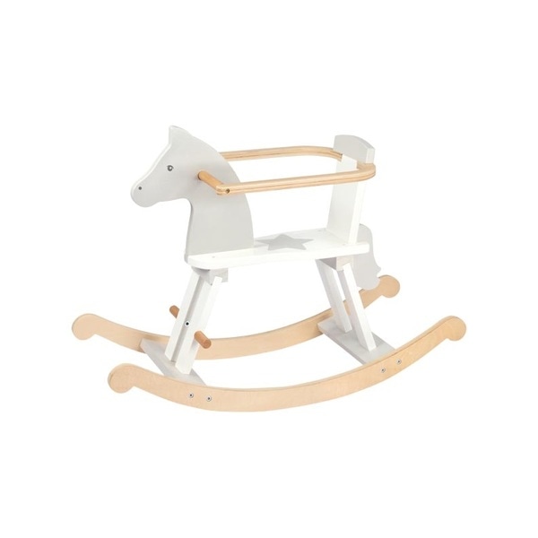Classic wooden rocking horse